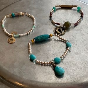 Set of handmade bracelets